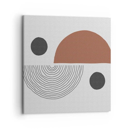 Obraz na płótnie - Doskonałość koła - 70x70 cm