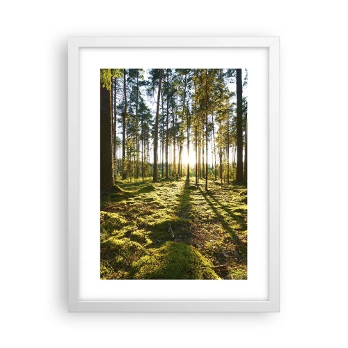 Plakat w białej ramie - …Za siedmioma lasami - 30x40 cm
