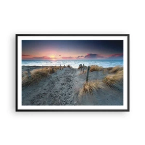 Plakat w czarnej ramie - Rozlałeś tęczę blasków promienistą… - 91x61 cm