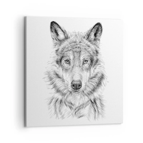 Obraz na płótnie - Urodzony przywódca - 50x50 cm