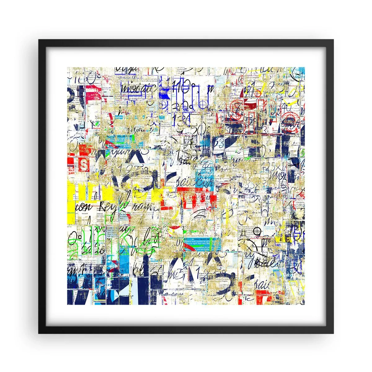 Plakat w czarnej ramie - Po prostu cieszy oczy - 50x50 cm