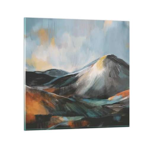 Obraz na szkle - Surowe i piękne - 70x70 cm