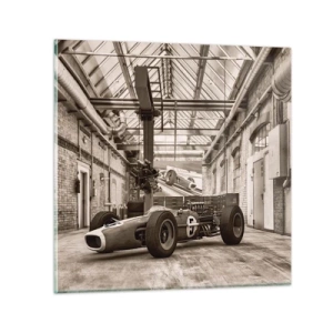 Obraz na szkle - Odpoczynek zwycięzcy - 50x50 cm