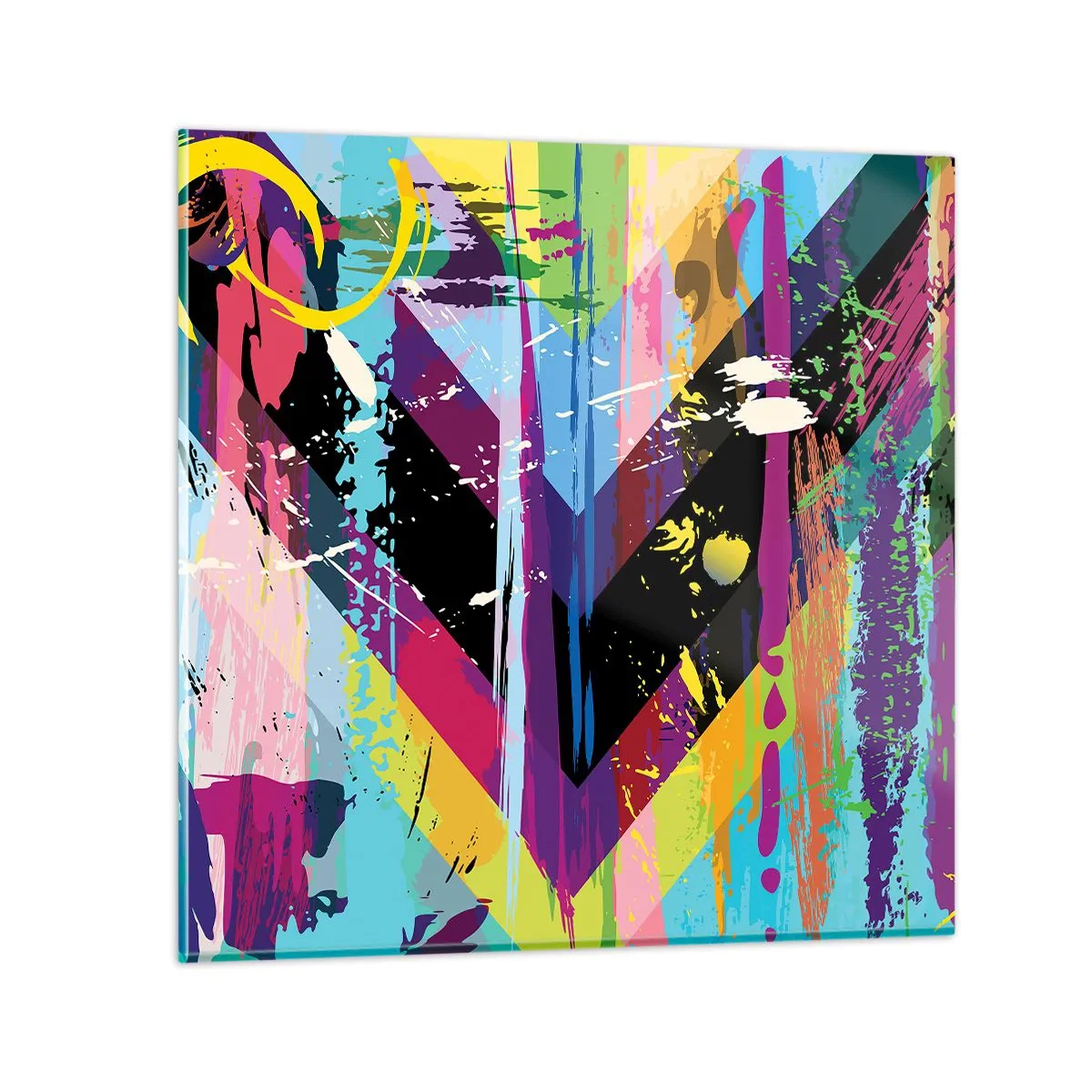 Obraz na szkle - Z góry na dół - 70x70 cm