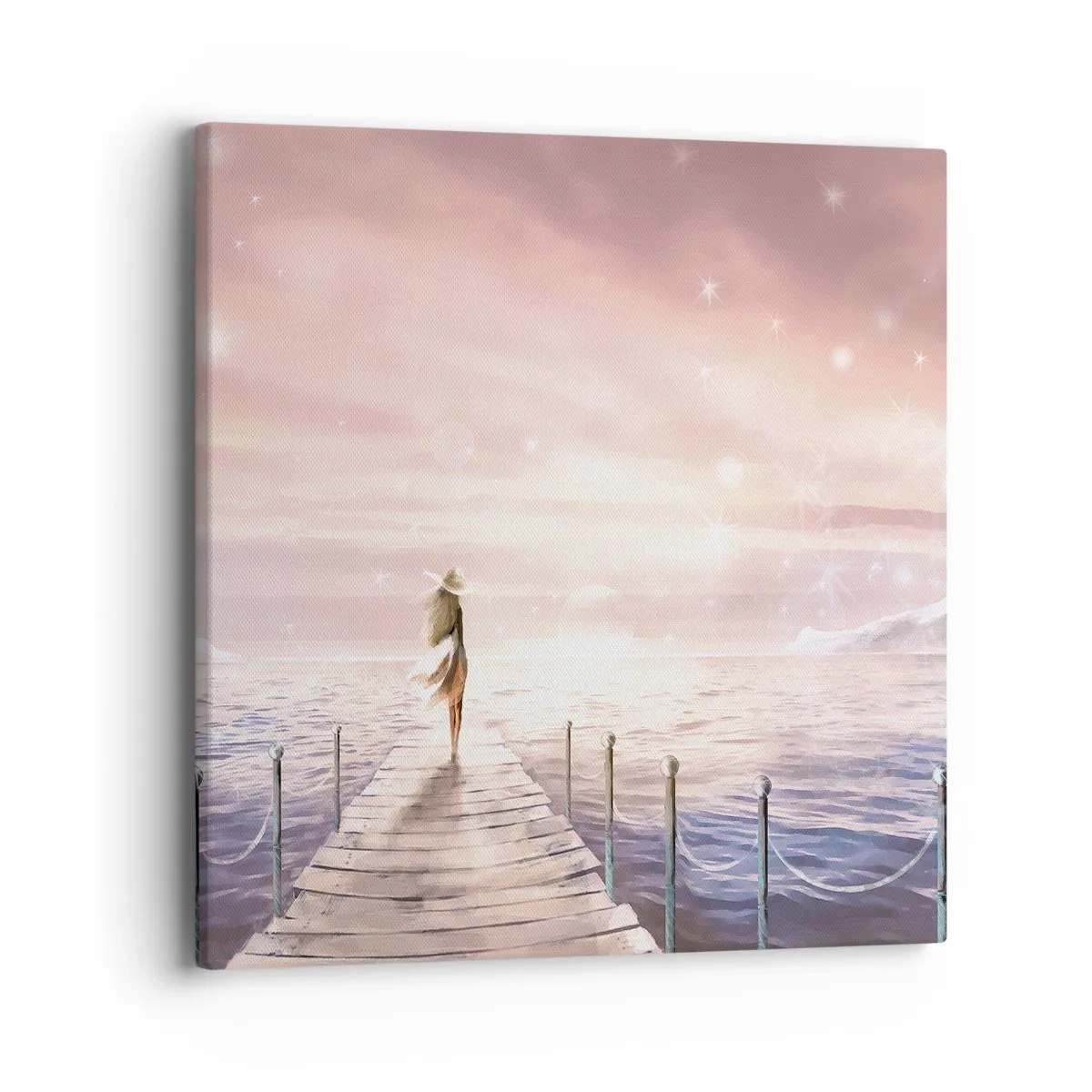 Obraz na płótnie - W świetle marzenia - 40x40 cm