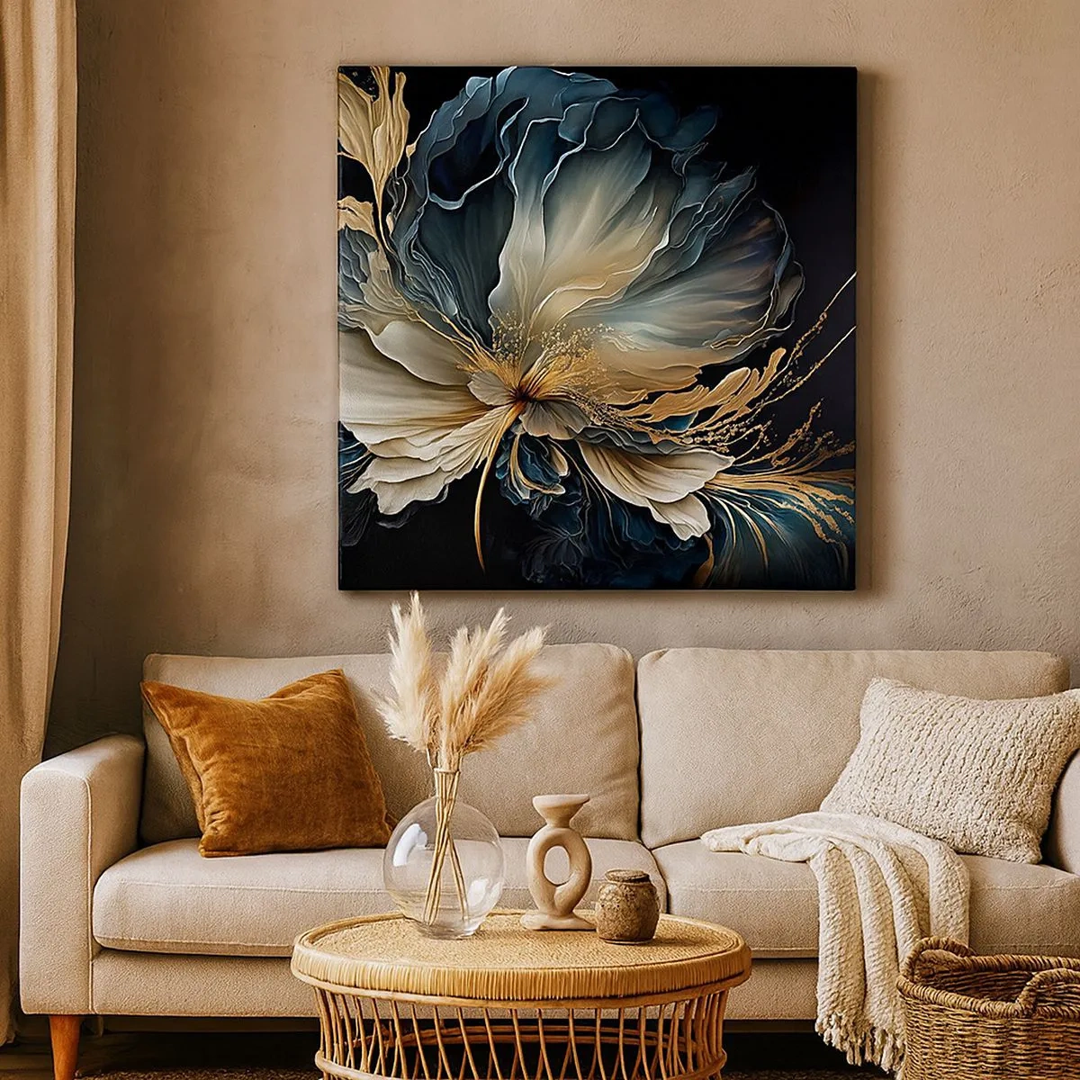 Obraz na płótnie - Baśniowy kwiat paproci - 30x30 cm