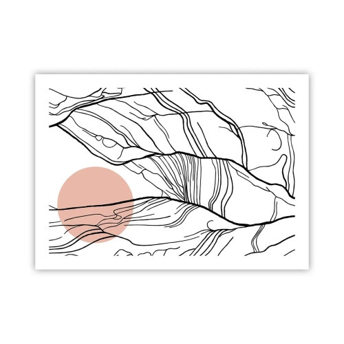 Plakat - W sieci gałązek - 70x50 cm