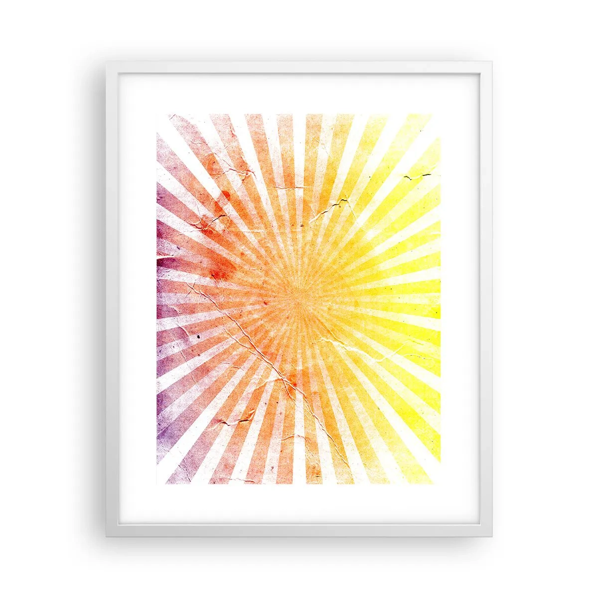 Plakat w białej ramie - Wschody i zachody - 40x50 cm