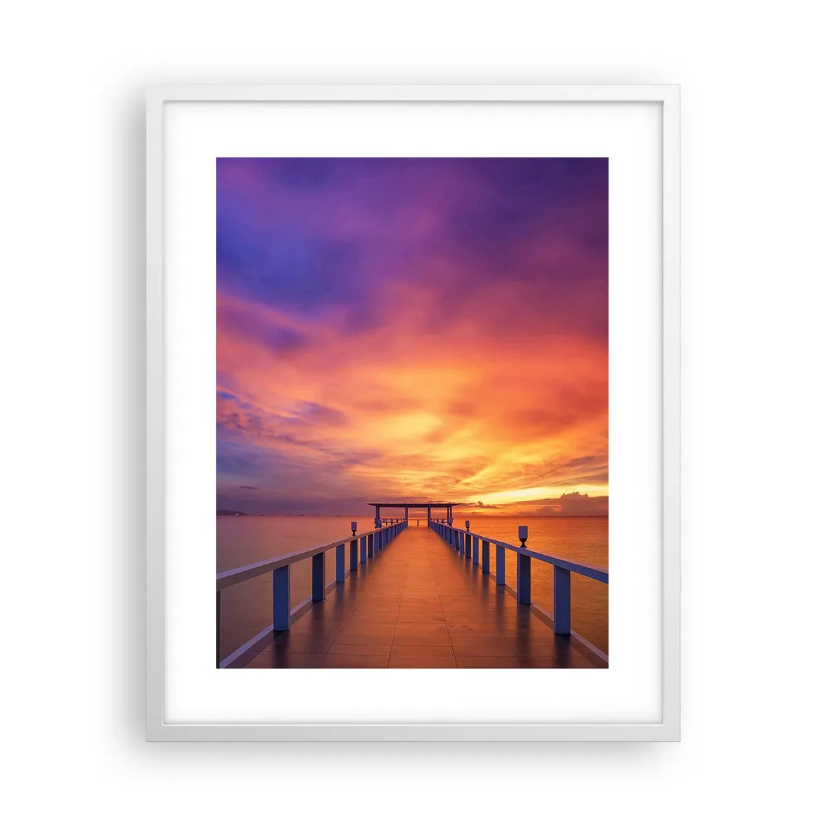 Plakat w białej ramie - Bez końca - 40x50 cm