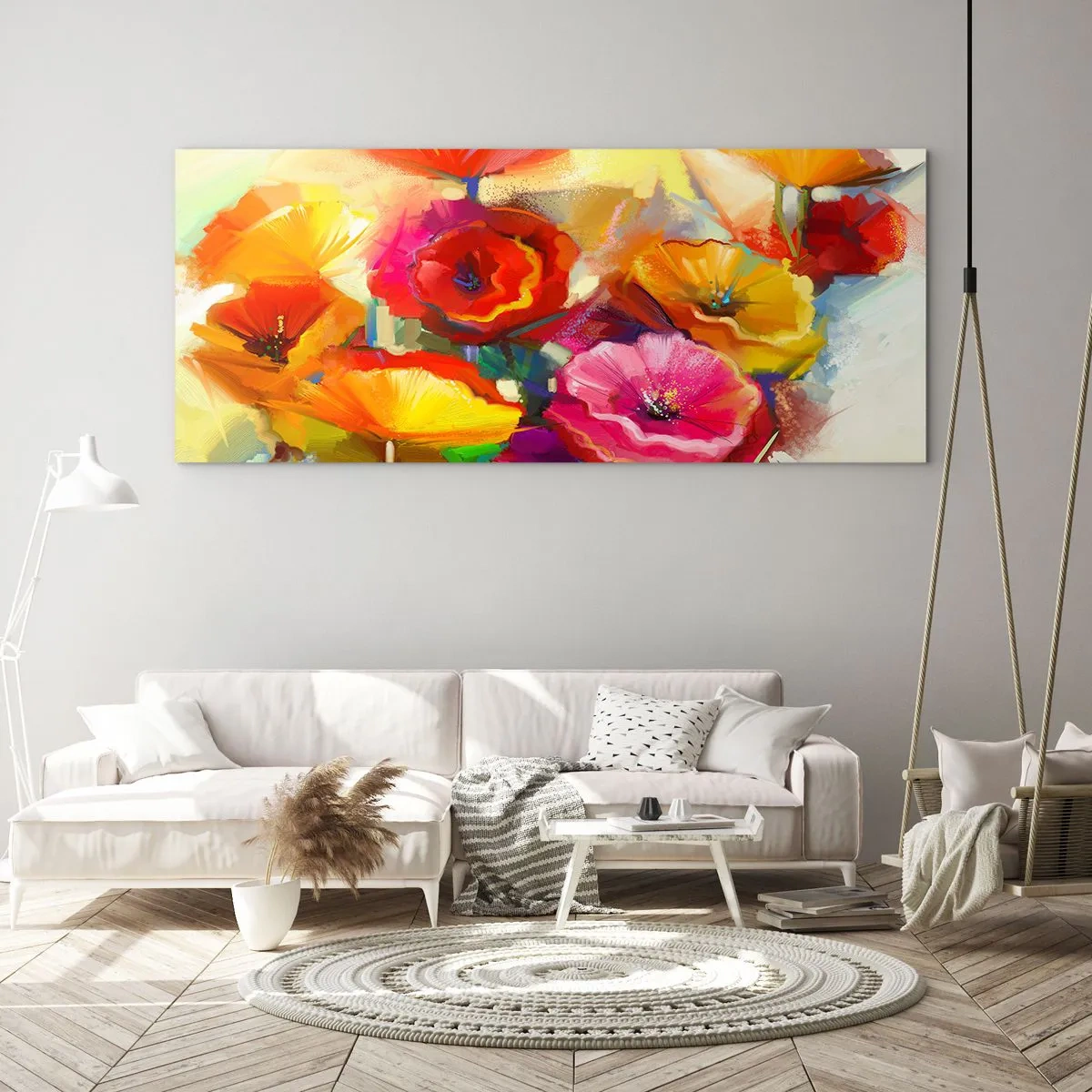 Obraz na szkle - Nie tylko czerwone - 100x40 cm