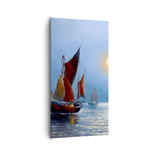 Obraz na płótnie - Nocny połów - 65x120 cm