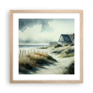 Plakat w ramie jasny dąb - Z dala od zgiełku - 40x40 cm