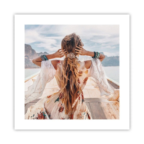 Plakat - W drodze ku szczęściu - 40x40 cm