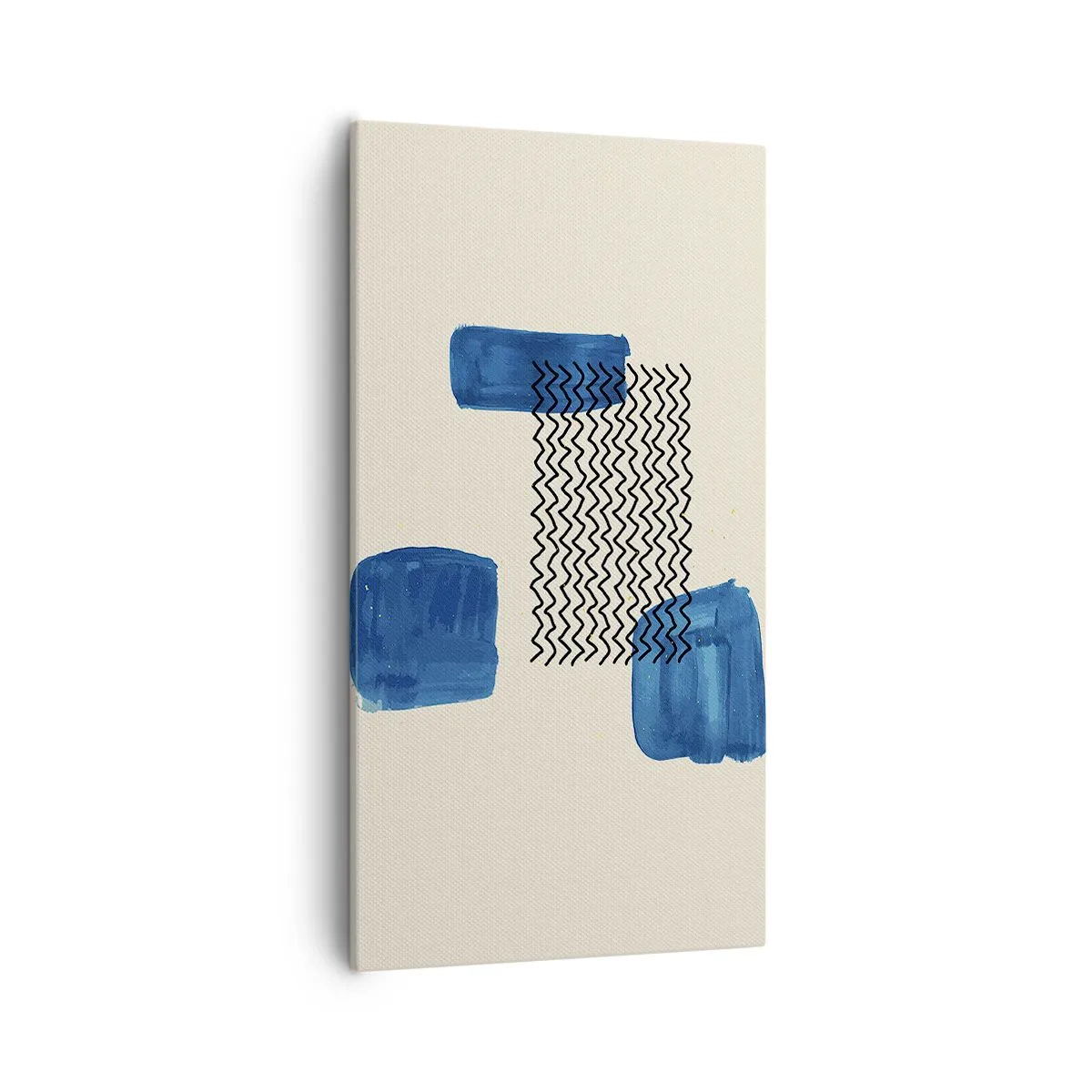 Obraz na płótnie - Abstrakcyjny kwartet - 55x100 cm