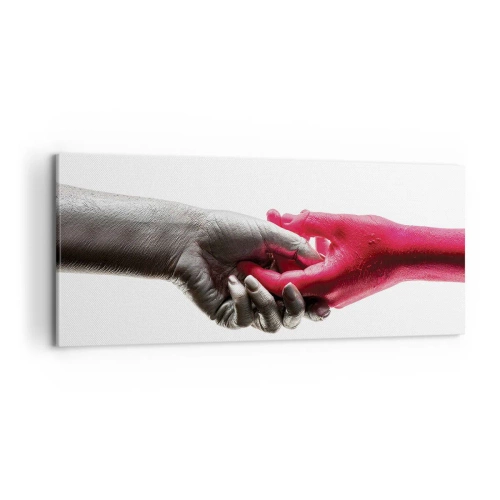 Obraz na płótnie - Razem, choć inni - 100x40 cm