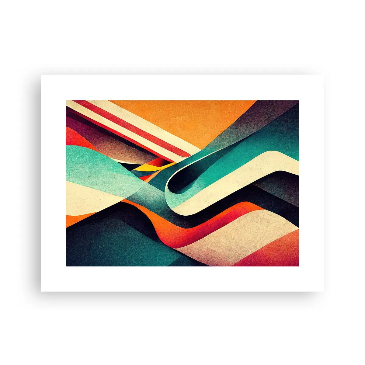 Plakat - Kompozycja intensywna - 40x30 cm