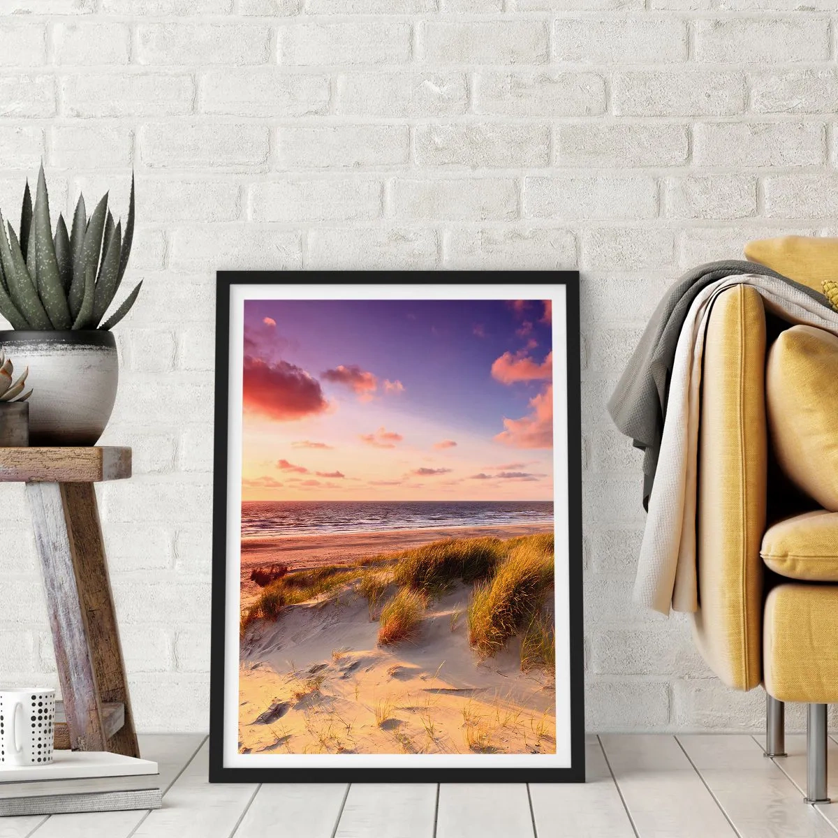 Plakat w czarnej ramie - Już latem pachnie powietrze - 70x100 cm