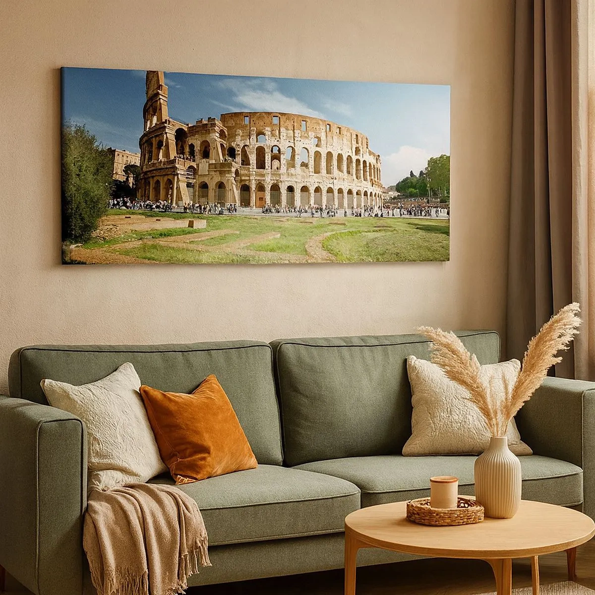 Obraz na płótnie - Jeszcze słychać szczęk broni - 100x40 cm