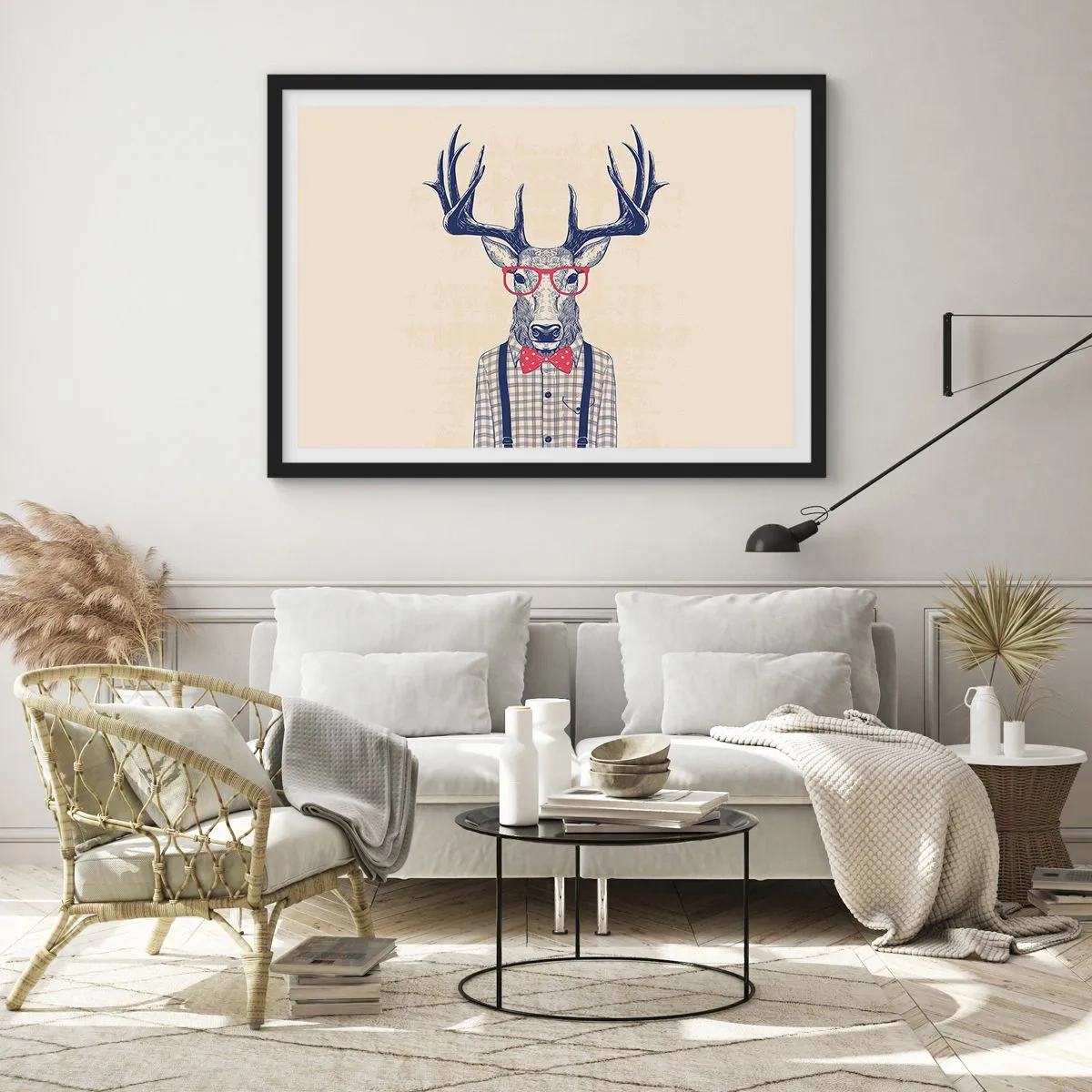 Plakat w czarnej ramie - Zabawna ekstrawagancja - 91x61 cm