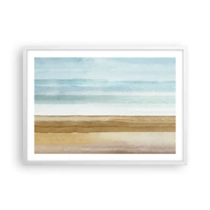 Plakat w białej ramie - Ukojenie - 70x50 cm