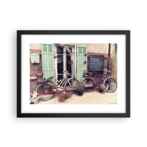 Plakat w czarnej ramie - Niech żyje prowincja - 40x30 cm