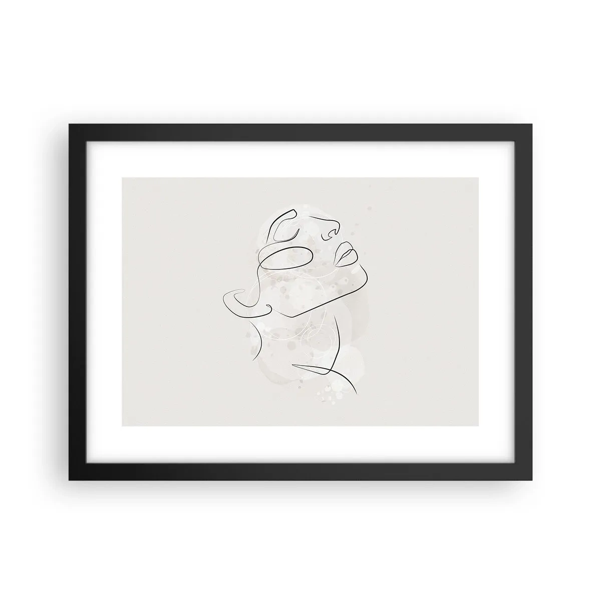 Plakat w czarnej ramie - Zarys marzenia - 40x30 cm