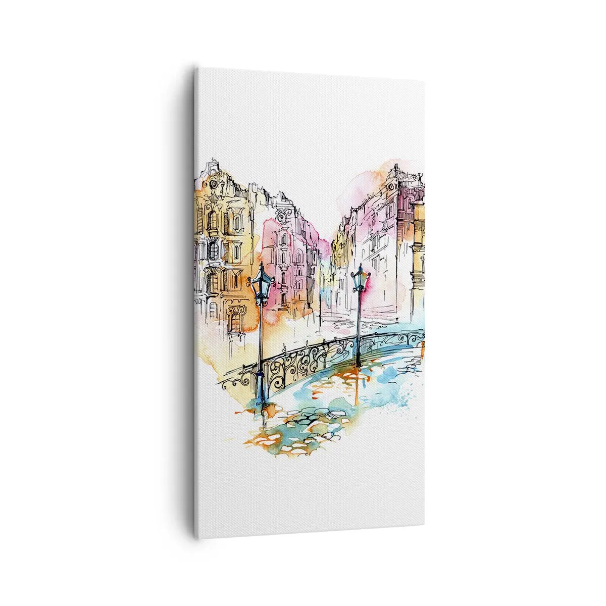 Obraz na płótnie - Serce miasta - 55x100 cm