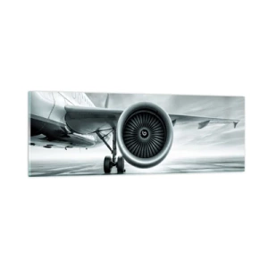 Obraz na szkle - Jest moc! - 90x30 cm