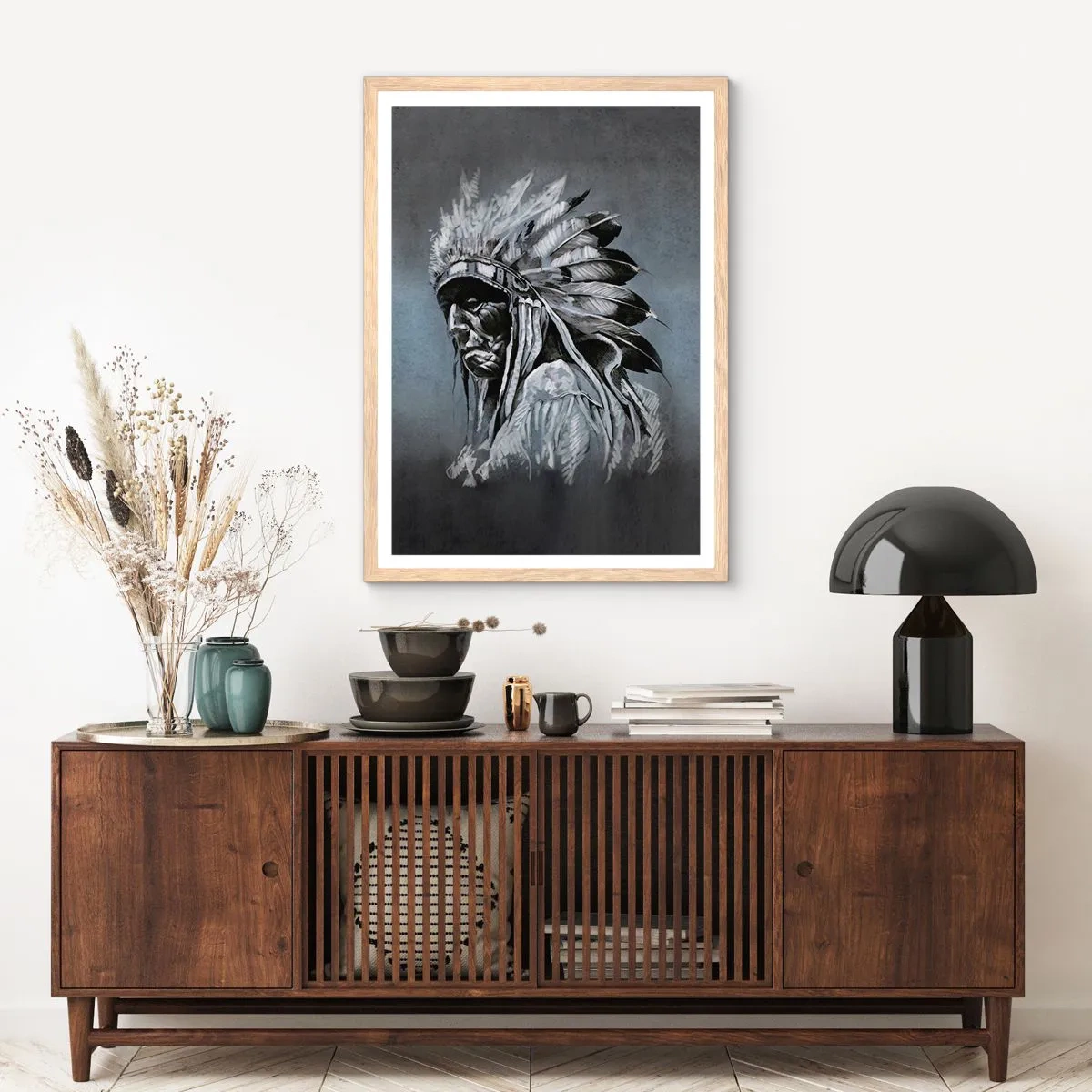 Plakat w ramie jasny dąb - Powrót do korzeni - 30x40 cm