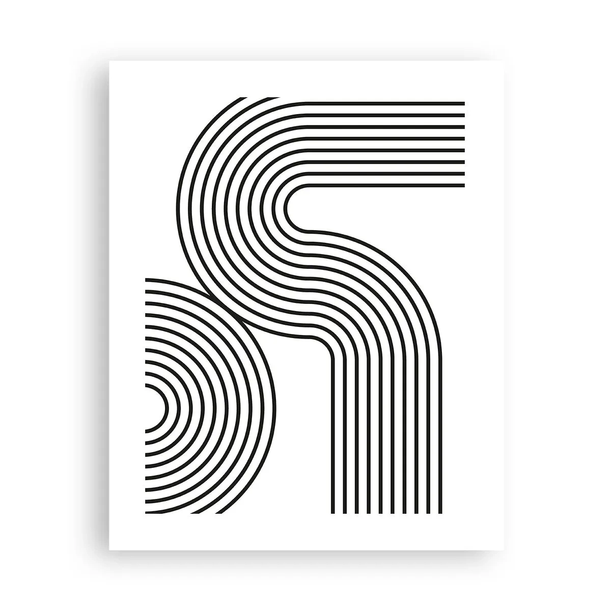 Plakat - Na zakręcie - 40x50 cm