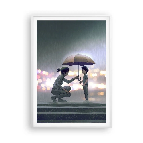 Plakat w białej ramie - I już jest wszystko dobrze - 70x100 cm