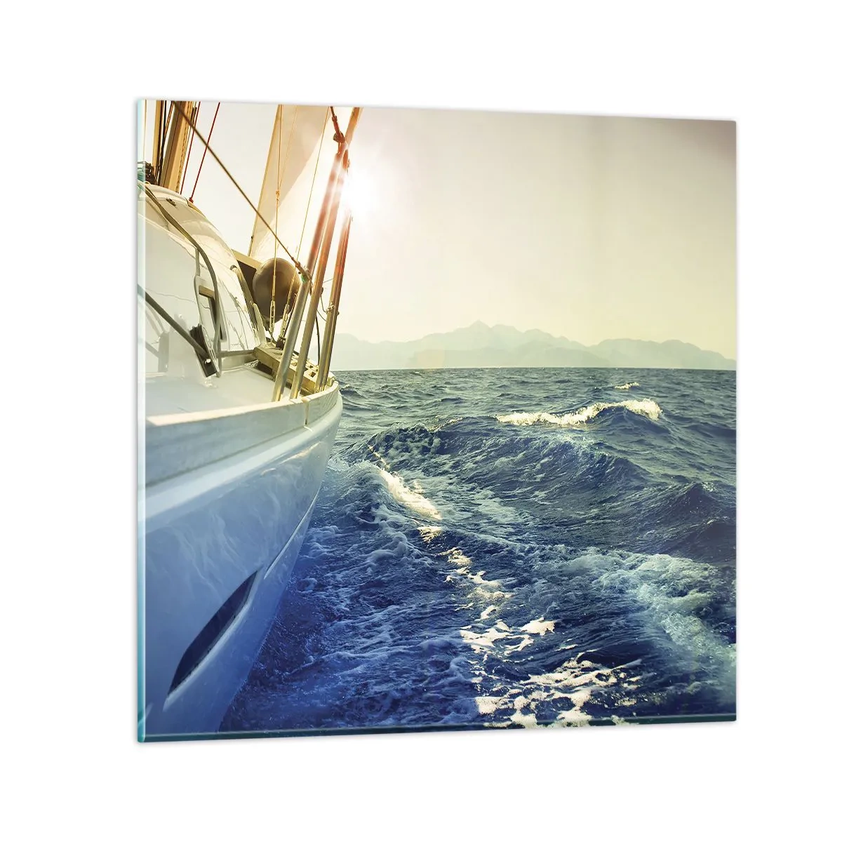 Obraz na szkle - Po przygodę - 40x40 cm