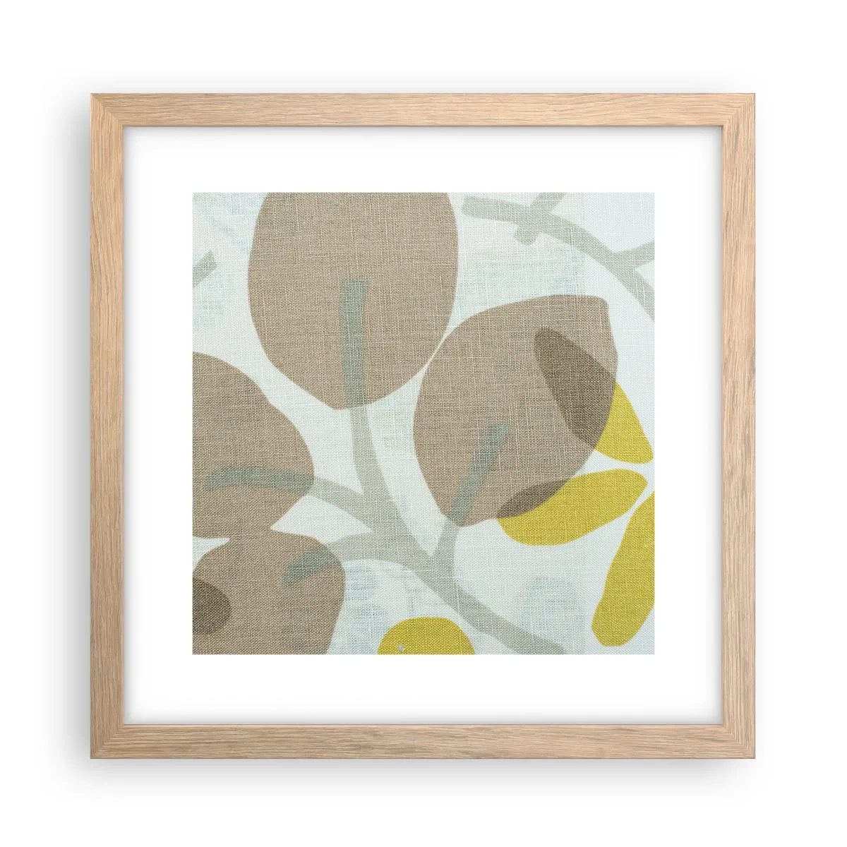 Plakat w ramie jasny dąb - Kompozycja w pełnym słońcu - 30x30 cm