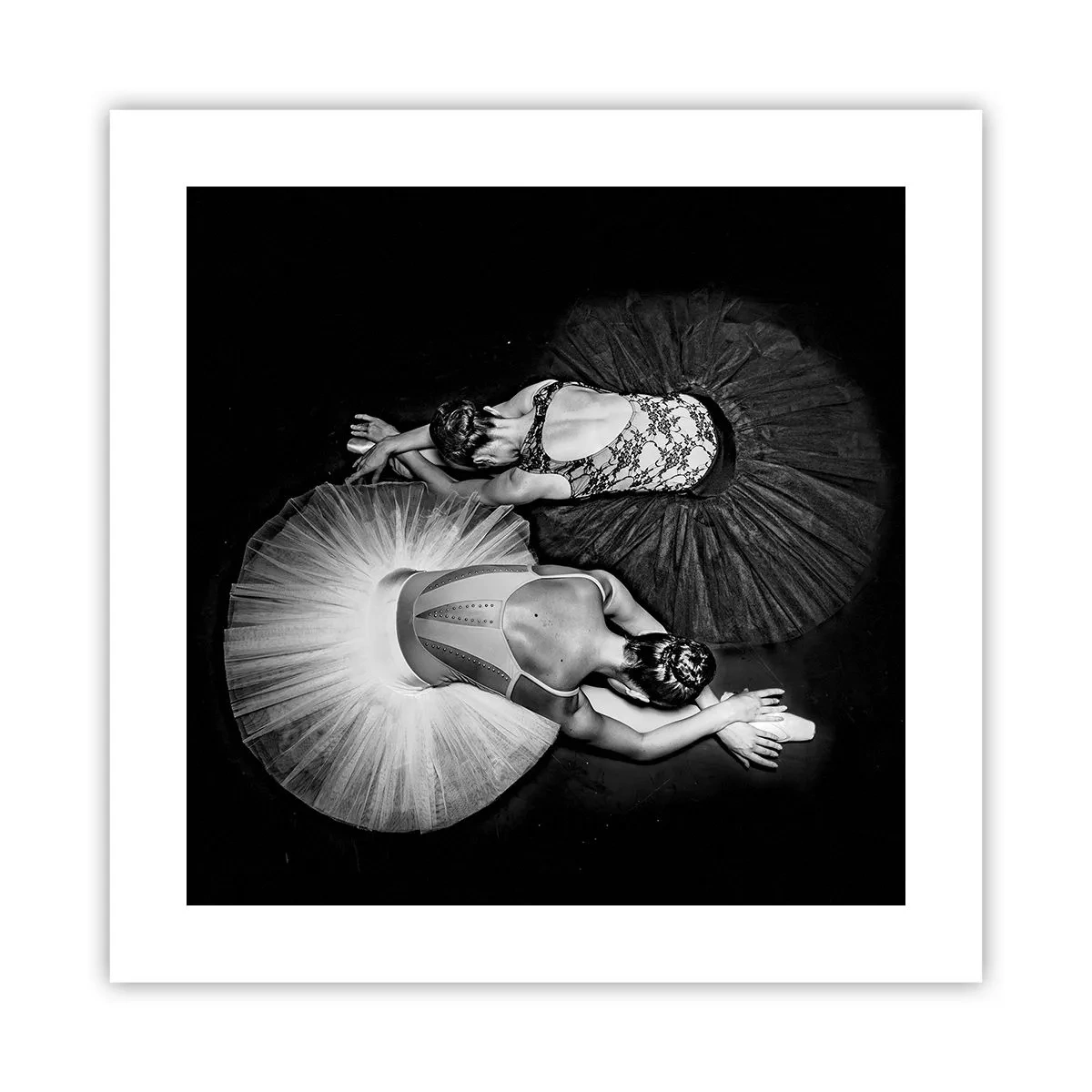 Plakat - Jin i jang – idealna równowaga - 40x40 cm