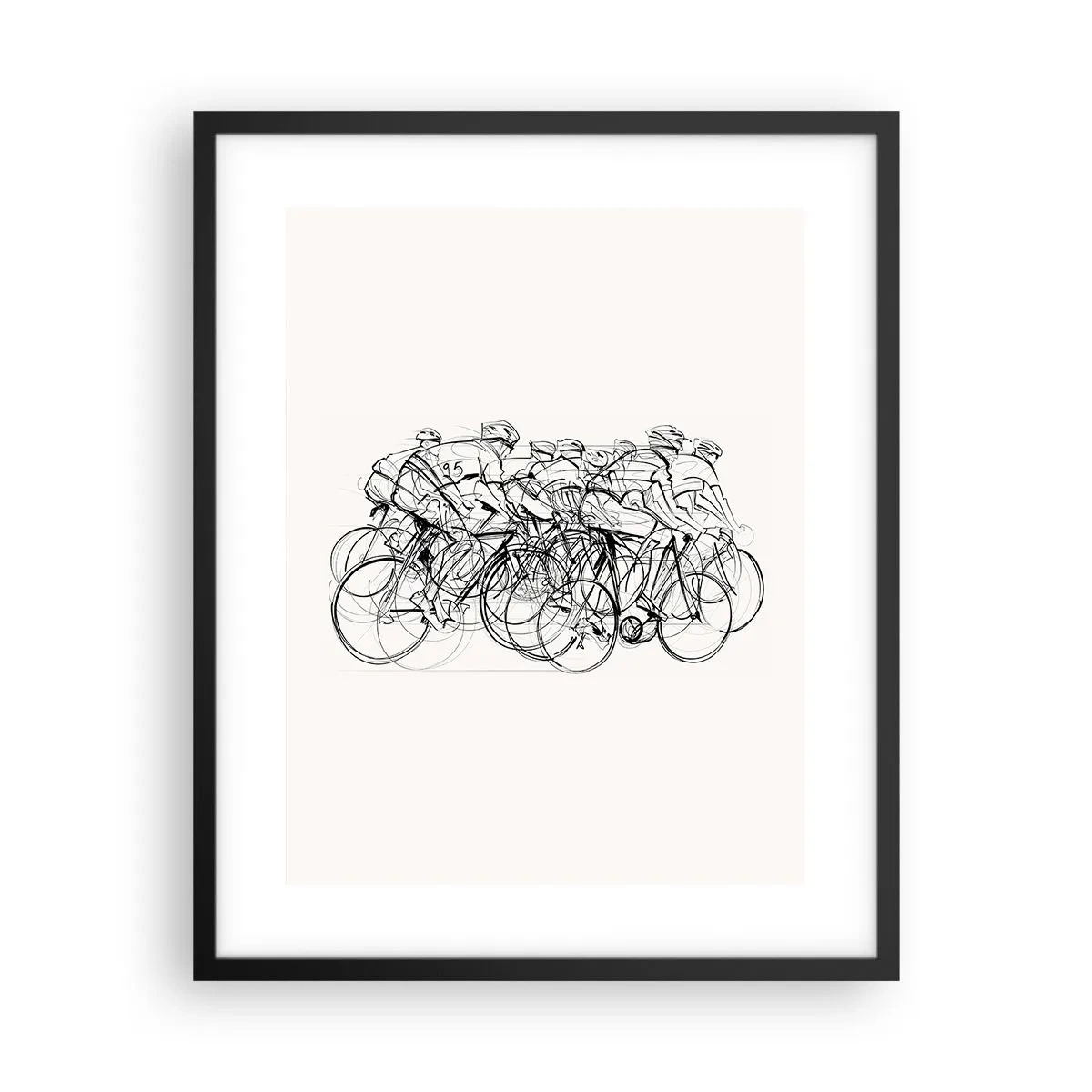 Plakat w czarnej ramie - Wespół w zespół - 40x50 cm