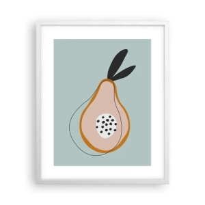 Plakat w białej ramie - Przeniknąć w naturę rzeczy - 40x50 cm