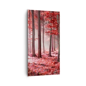 Obraz na płótnie - Czerwony równie piękny - 65x120 cm