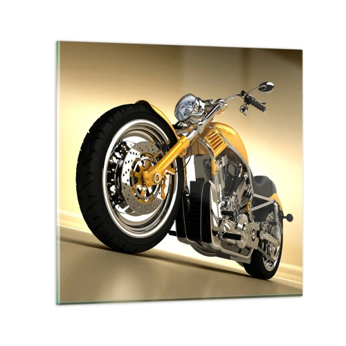 Obraz na szkle - Marzenie o sile i prędkości - 50x50 cm