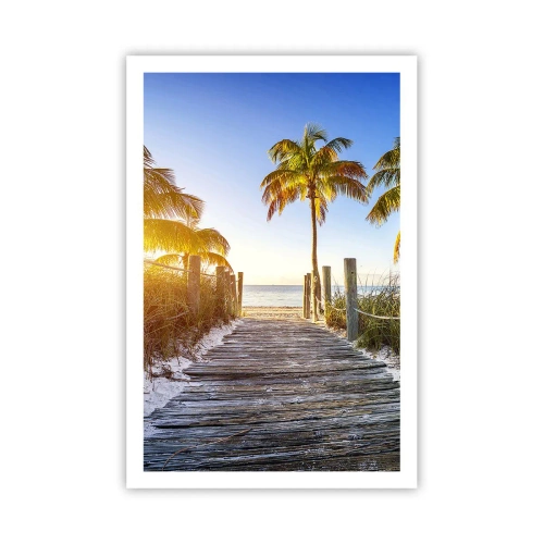 Plakat - Prosto do raju - 61x91 cm