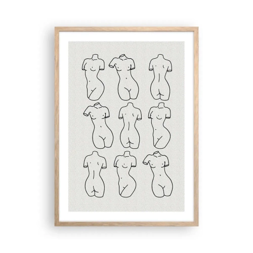 Plakat w ramie jasny dąb - Tylko Wenus - 50x70 cm