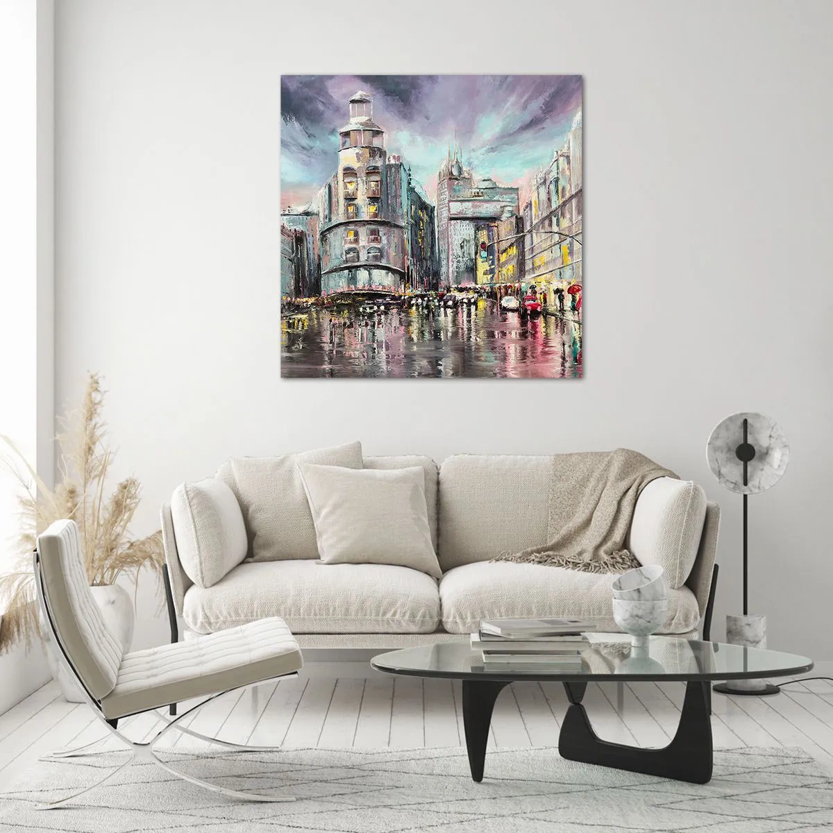 Obraz na szkle - To będzie udany wieczór - 60x60 cm