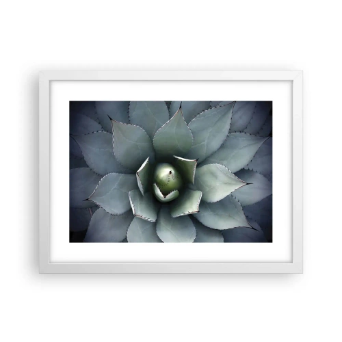 Plakat w białej ramie - Wabi i przestrzega - 40x30 cm