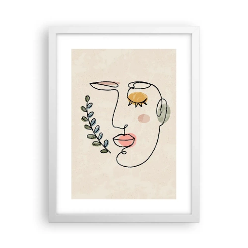 Plakat w białej ramie - Spokój odnaleziony - 30x40 cm