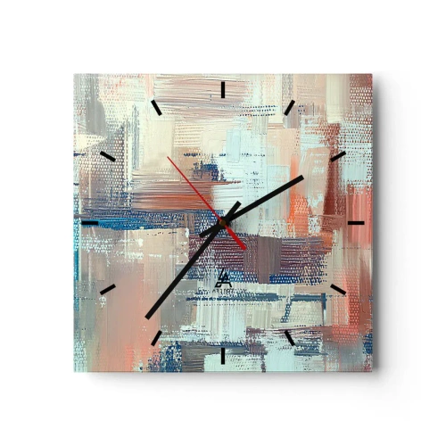 Zegar ścienny - Dotrzeć do światła - 40x40 cm