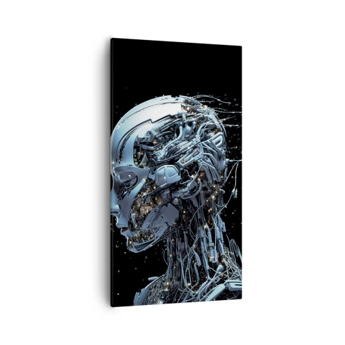 Obraz na płótnie - Technologia jest kobietą - 55x100 cm
