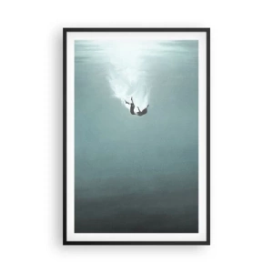 Plakat w czarnej ramie - W objęciach oceanu - 61x91 cm