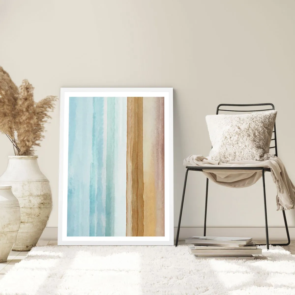 Plakat w białej ramie - Ukojenie - 70x100 cm