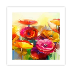 Plakat - Nie tylko czerwone - 40x40 cm