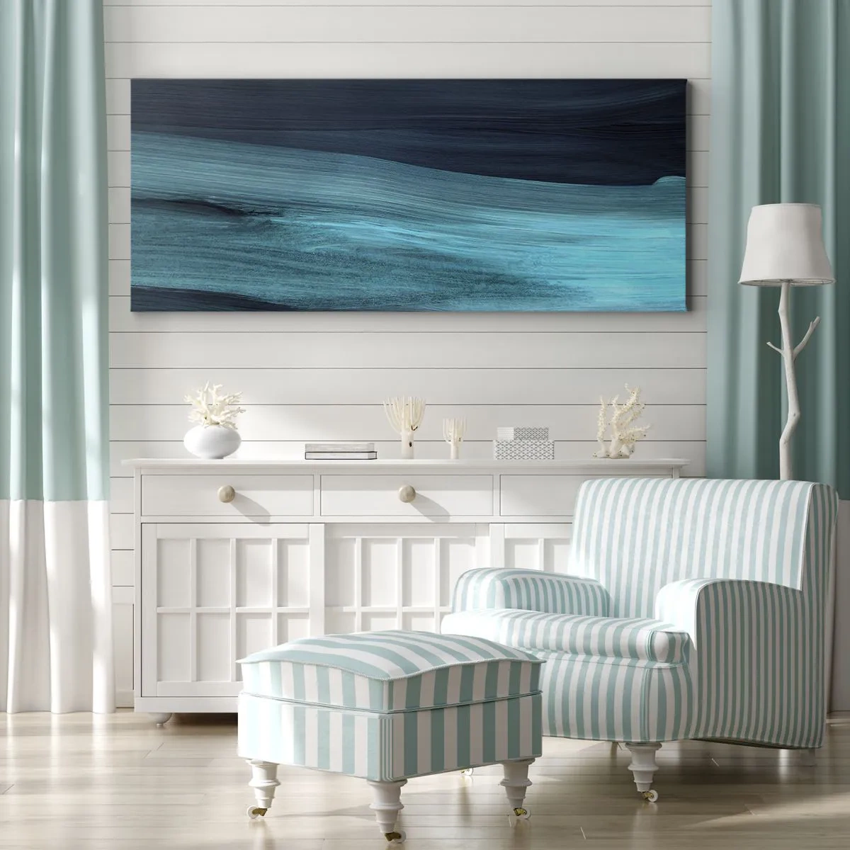 Obraz na płótnie - Popłyń z nurtem - 100x40 cm