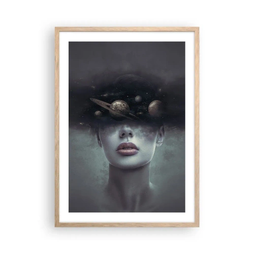 Plakat w ramie jasny dąb - A planety szaleją… - 50x70 cm